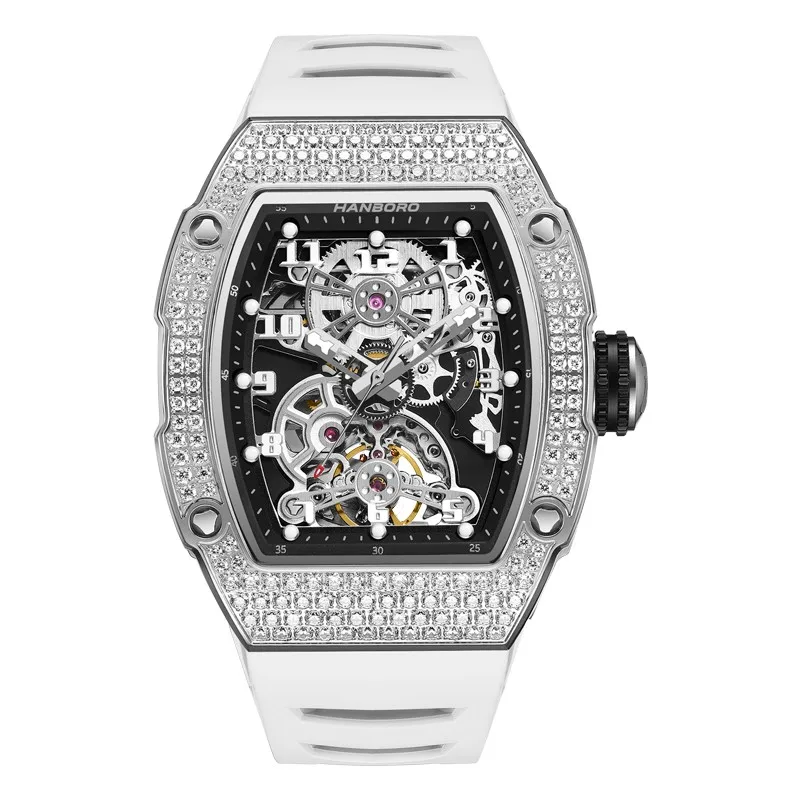 2023 New HANBORO Brand Men Automatic Watch Luxury Mechanical Wristwatch Luminous Waterproof Rubber Strap Men's mechanical watch
2023 New HANBORO Brand Men Automatic Watch Luxury Mechanical Wristwatch Luminous Waterproof Rubber Strap Men's mechanical watch