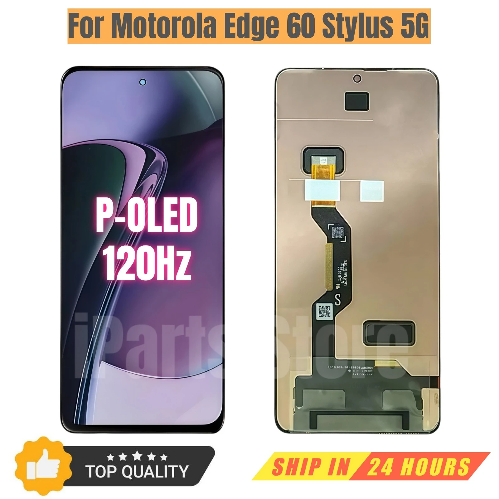 Замена iParts, новый дисплей для Motorola Edge 60 Stylus 5G 120 Гц P-OLED OLED сенсорный экран с дигитайзером в сборе OEM
Замена iParts, новый дисплей для Motorola Edge 60 Stylus 5G 120 Гц P-OLED OLED сенсорный экран с дигитайзером в сборе OEM