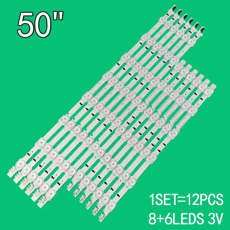 for Samsung 50 inch TV LM41-00106F LM41-00106E BN41-02223A CY-GH050HGNV9H UN50HU6840 UE50HU6905U backlight strip
for Samsung 50 inch TV LM41-00106F LM41-00106E BN41-02223A CY-GH050HGNV9H UN50HU6840 UE50HU6905U backlight strip