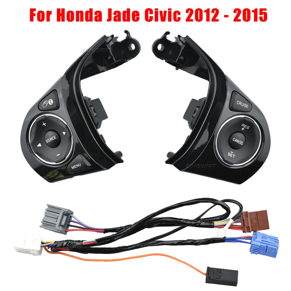 New Steering Wheel Switch 35880-TR6-A21 For Honda Civic 2012-2015 Audio Radio Remote Cruise Control Button with Backlight
New Steering Wheel Switch 35880-TR6-A21 For Honda Civic 2012-2015 Audio Radio Remote Cruise Control Button with Backlight
