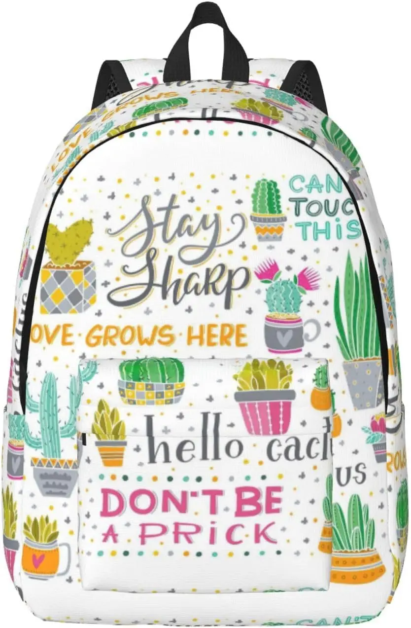 Succulent Cactus print Canvas Backpack Multi Pocket Backpack Laptop Backpack Casual Bag outdoor activities
Succulent Cactus print Canvas Backpack Multi Pocket Backpack Laptop Backpack Casual Bag outdoor activities