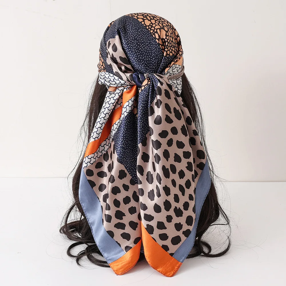 Luxury Square Imitation Silk Scarf Women Leopard Print Shawl and Wraps Fashion Small Bag Scarves Hair Tie Bandanas Hijab 90X90cm
Luxury Square Imitation Silk Scarf Women Leopard Print Shawl and Wraps Fashion Small Bag Scarves Hair Tie Bandanas Hijab 90X90cm