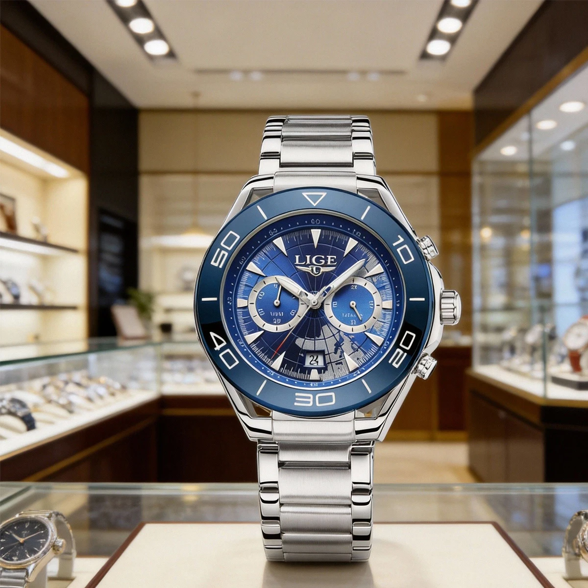 LIGE Luxury Quartz Watch Luminous Date Numbers Waterproof Men Wristwatch Stainless Steel Men's Male Watch Reloj Hombre
LIGE Luxury Quartz Watch Luminous Date Numbers Waterproof Men Wristwatch Stainless Steel Men's Male Watch Reloj Hombre