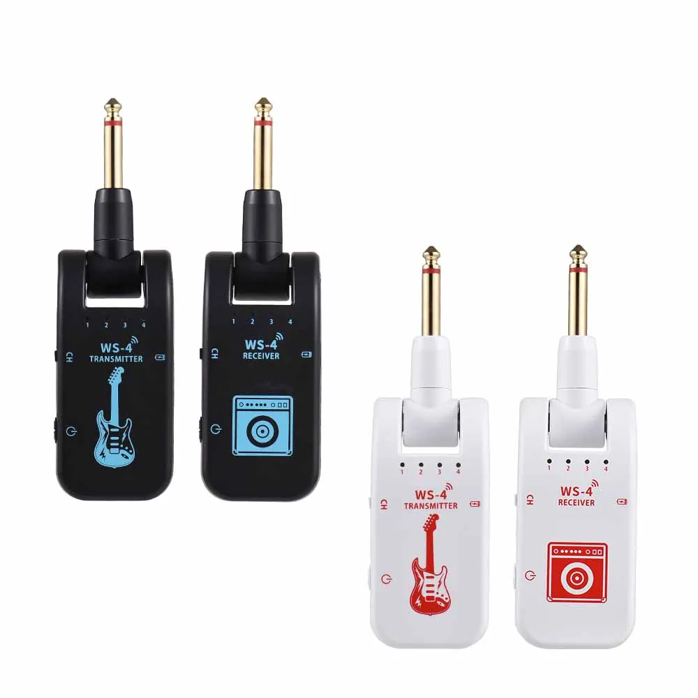 2.4G Guitar Wireless Transceiver System Rechargeable Guitar Transmitter Receiver for Electric Guitar Bass Electric Wind Instrume
2.4G Guitar Wireless Transceiver System Rechargeable Guitar Transmitter Receiver for Electric Guitar Bass Electric Wind Instrume