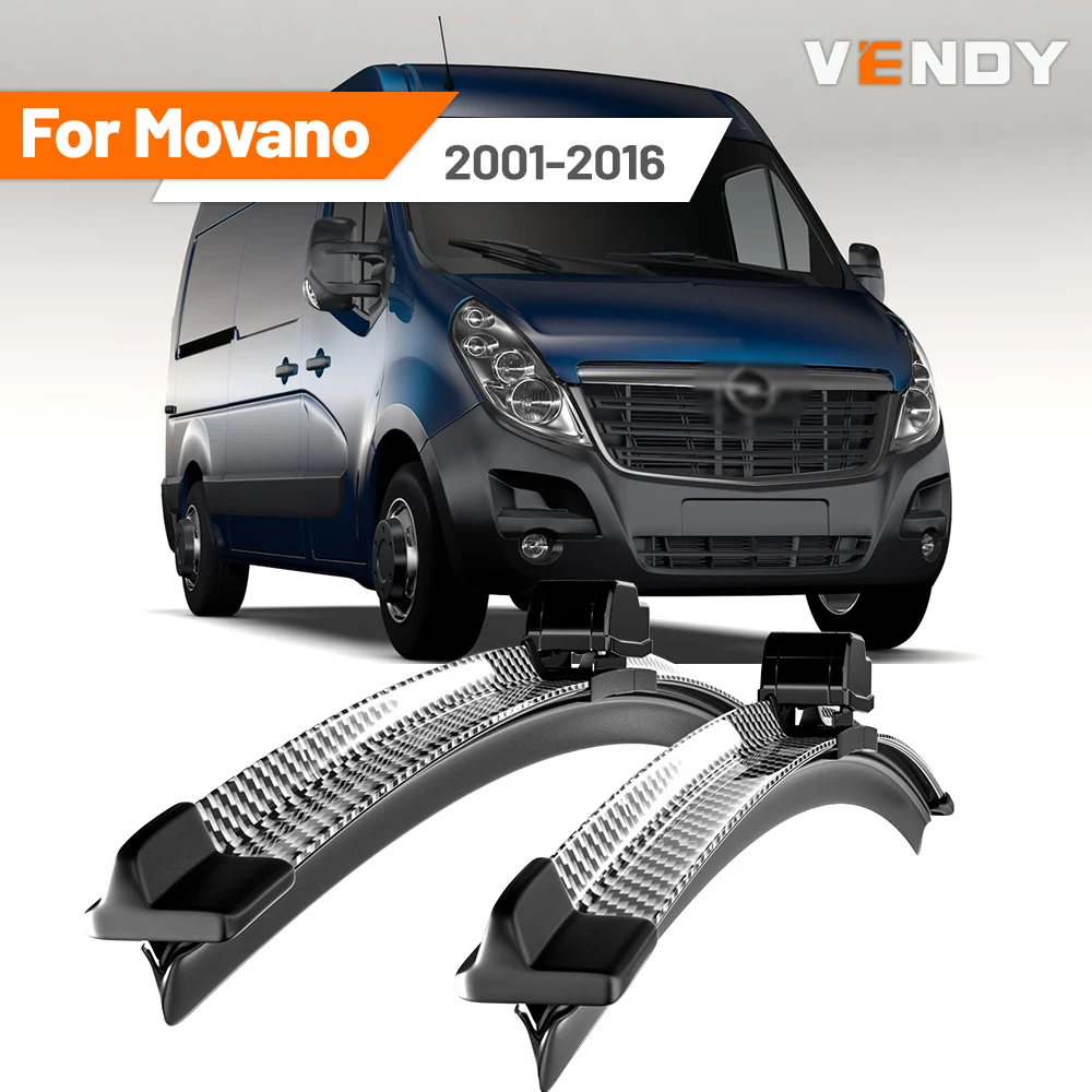 For Opel Movano 2001-2016 2002 2007 2008 2009 2010 2011 2012 2013 2014 2015 2pcs Front Windshield Wiper Blades Windscreen Wipers
For Opel Movano 2001-2016 2002 2007 2008 2009 2010 2011 2012 2013 2014 2015 2pcs Front Windshield Wiper Blades Windscreen Wipers