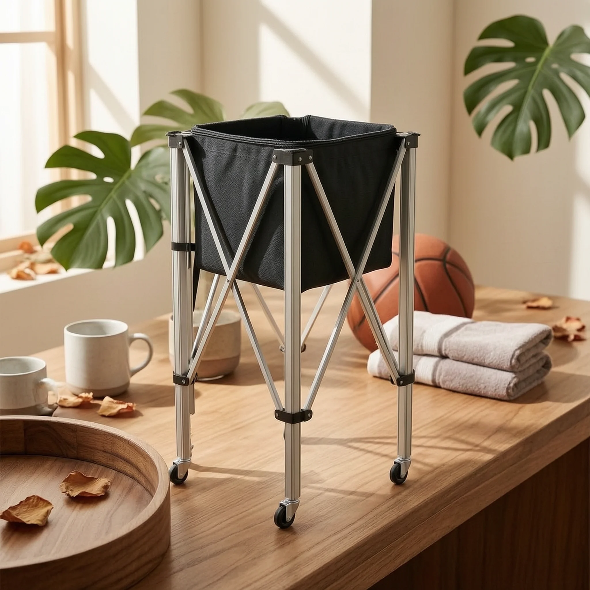 Rollwagen Rust Resistant Roues Silencieuses Aluminum Structure Carrier for Gym Sports and Fast Paced Sessions
Rollwagen Rust Resistant Roues Silencieuses Aluminum Structure Carrier for Gym Sports and Fast Paced Sessions