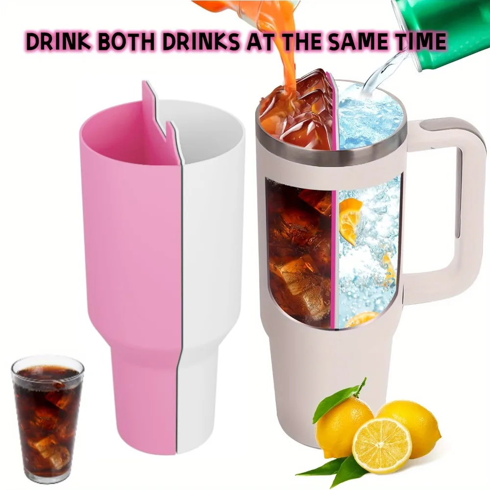 2in1 40oz Beverage Separator for Stanley Cup Dual Drink Divider Food Grade Silicone Mold for Party Leisure Outdoor Office Use
2in1 40oz Beverage Separator for Stanley Cup Dual Drink Divider Food Grade Silicone Mold for Party Leisure Outdoor Office Use