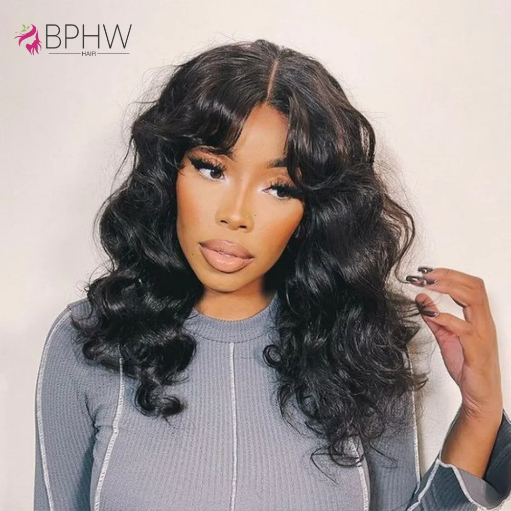 30 inch Body Wave Human Hair Wigs with Bangs Wig Brazilian Hair Wig with Bangs Full Machine Made Wigs For Women 180% Density
30 inch Body Wave Human Hair Wigs with Bangs Wig Brazilian Hair Wig with Bangs Full Machine Made Wigs For Women 180% Density