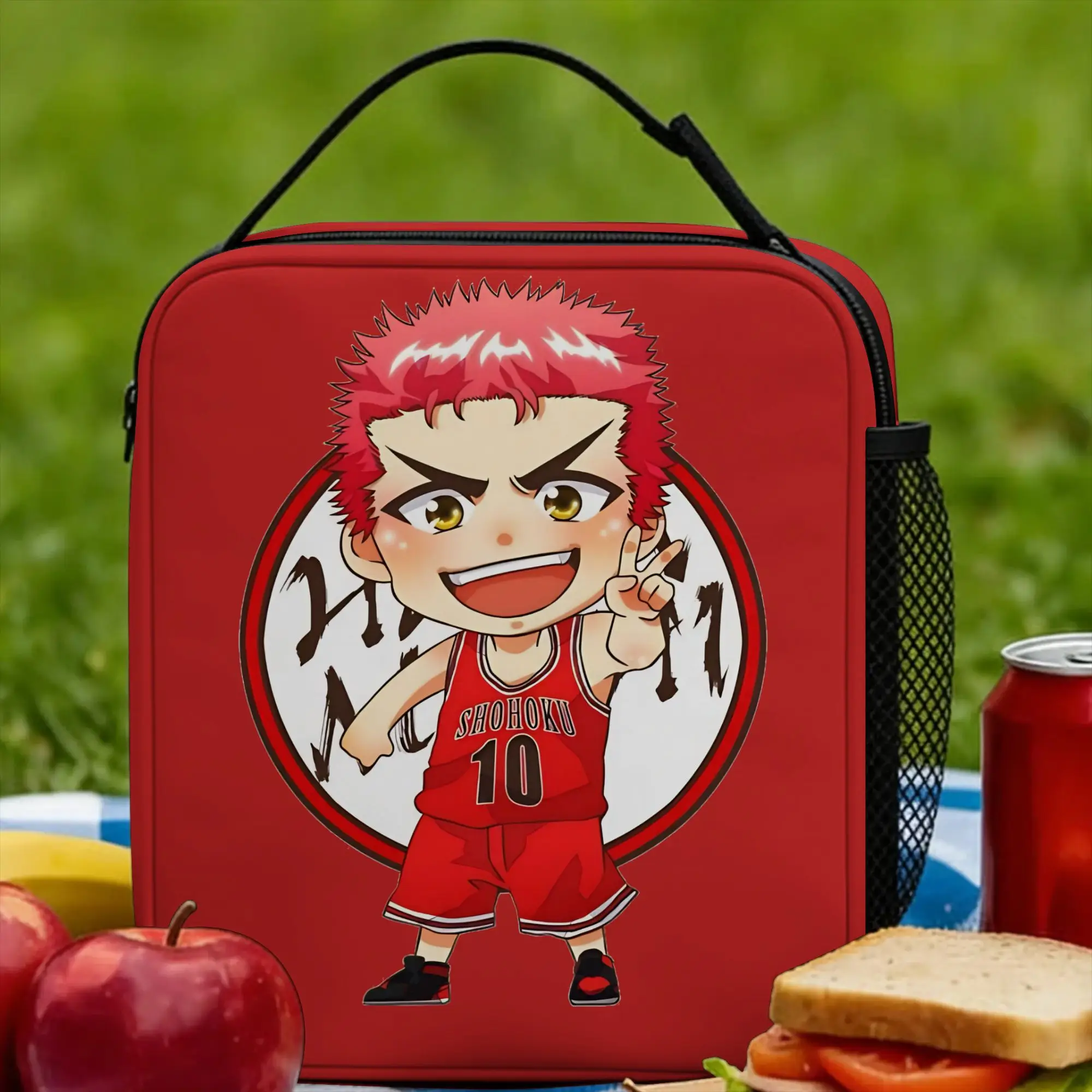 Sakuragi Hanamichi Lunch Bag For Unisex Custom Lunch Box Casual Picnic Cooler Bag Portable Zipper Waterproof Thermal Lunch Bags
Sakuragi Hanamichi Lunch Bag For Unisex Custom Lunch Box Casual Picnic Cooler Bag Portable Zipper Waterproof Thermal Lunch Bags