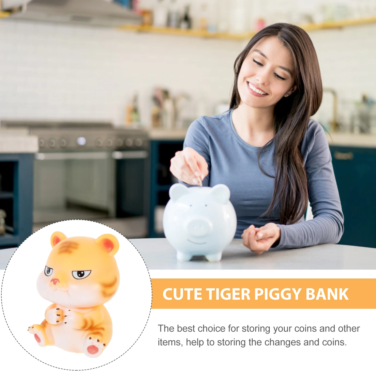 1pc Creative Tiger Piggy Bank Vinyl Coin Jar For Kids Cute Money Bank Bedroom Home Office Decor Storage Gift For Children
1pc Creative Tiger Piggy Bank Vinyl Coin Jar For Kids Cute Money Bank Bedroom Home Office Decor Storage Gift For Children