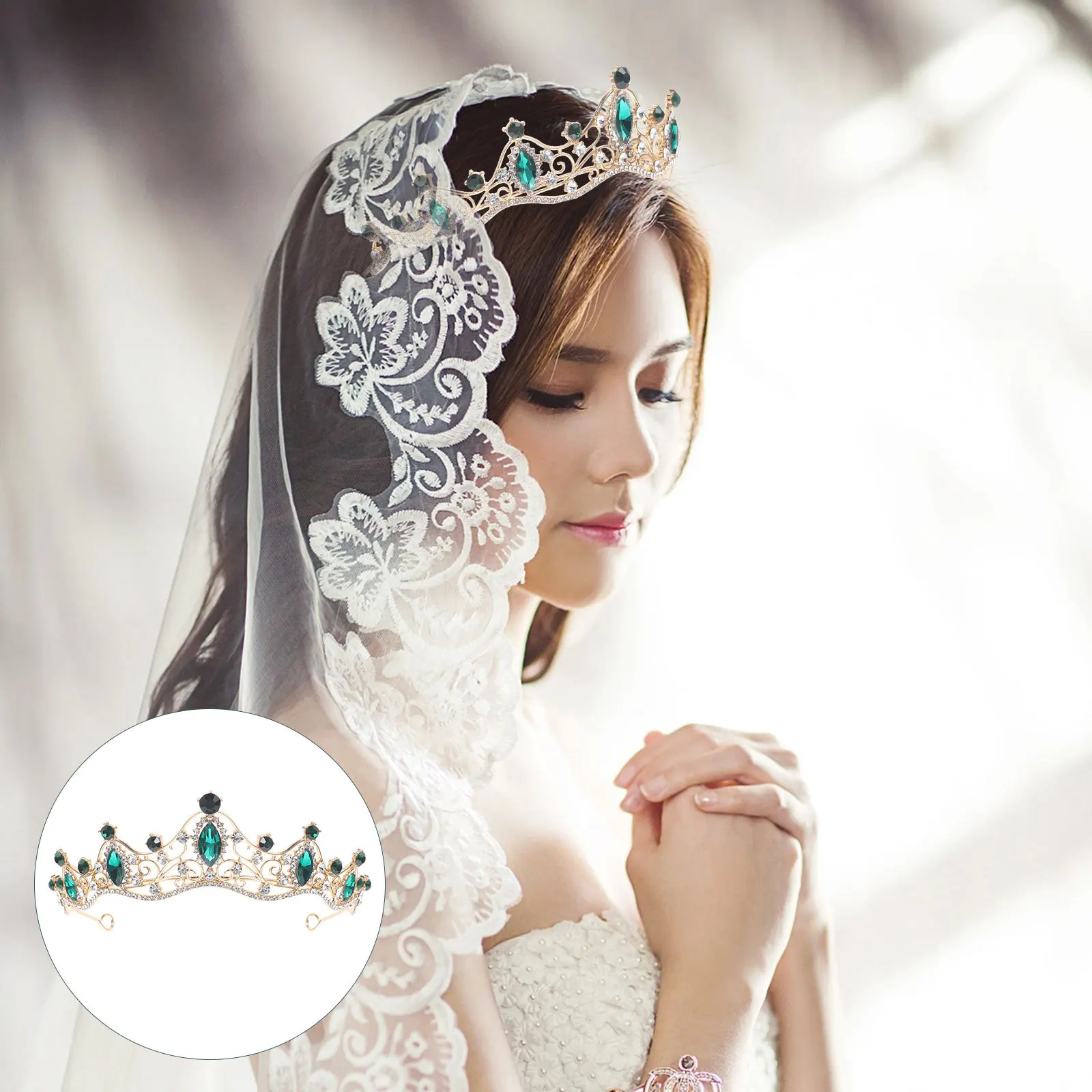 Baroque Tiaras for Women Wedding Headdress Bride Hairb Diamond Decorative Tiaras For Women Lightweight Durable
Baroque Tiaras for Women Wedding Headdress Bride Hairb Diamond Decorative Tiaras For Women Lightweight Durable