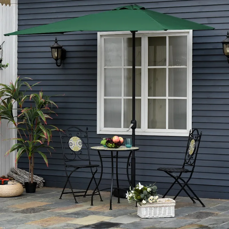 Outdoor Patio Wall Mounted Umbrella Sun Shade UV Protection Waterproof Adjustable Folding Canopy for Garden Balcony Backyard
Outdoor Patio Wall Mounted Umbrella Sun Shade UV Protection Waterproof Adjustable Folding Canopy for Garden Balcony Backyard