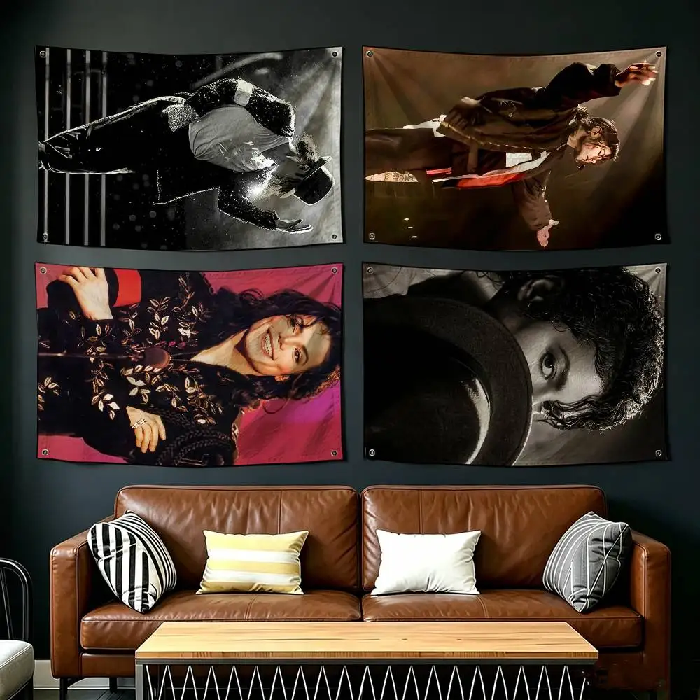 Dance King M-Michael J-Jackson-es Flags Wall Hanging Tapestry Outdoor Garage Room Decorative flag Background Blanket
Dance King M-Michael J-Jackson-es Flags Wall Hanging Tapestry Outdoor Garage Room Decorative flag Background Blanket