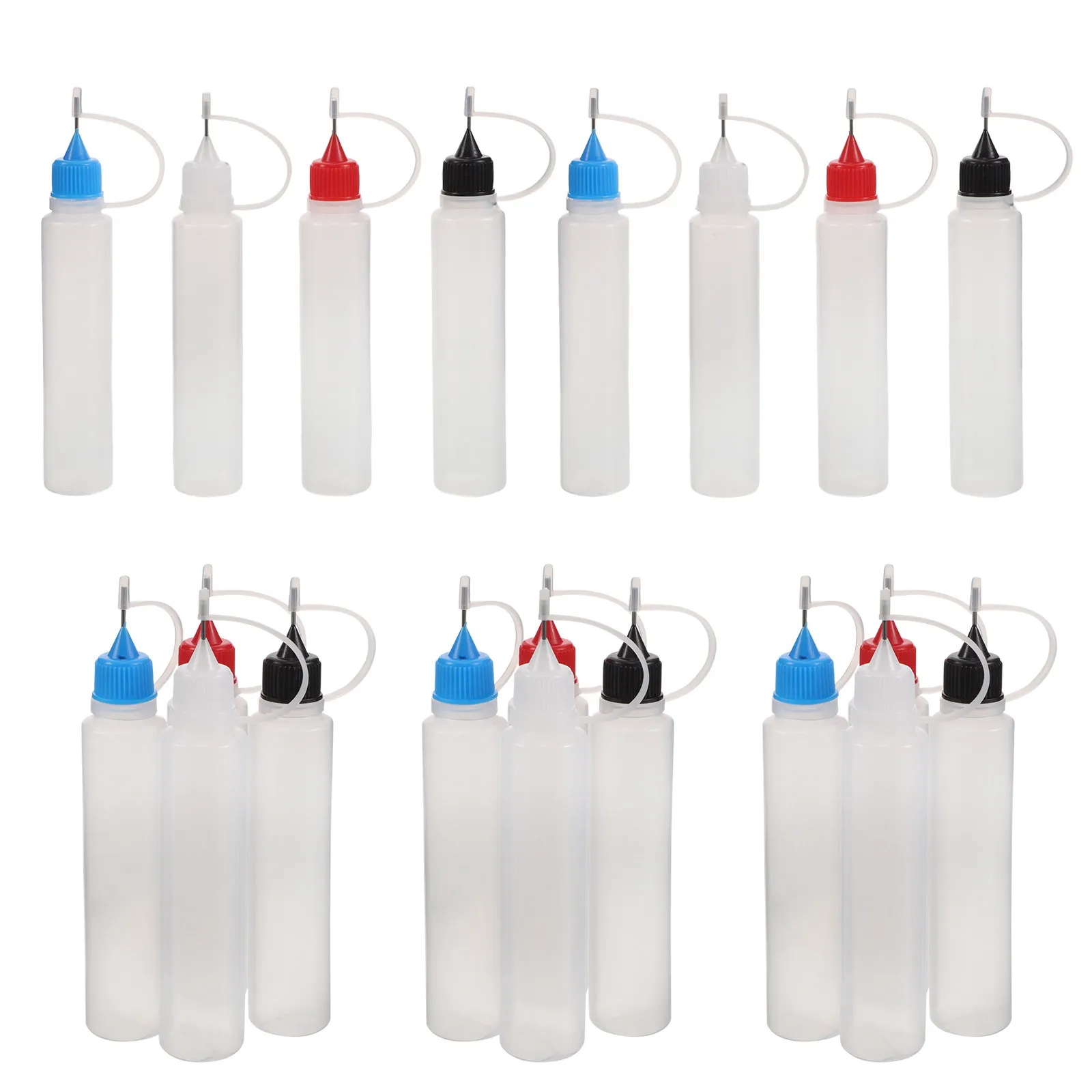 20Pcs Precision Glue Bottle Clear Plastic Squeeze Bottles Needle Tip for Quilling Art Craft Adhesive Application Mini Glue
20Pcs Precision Glue Bottle Clear Plastic Squeeze Bottles Needle Tip for Quilling Art Craft Adhesive Application Mini Glue