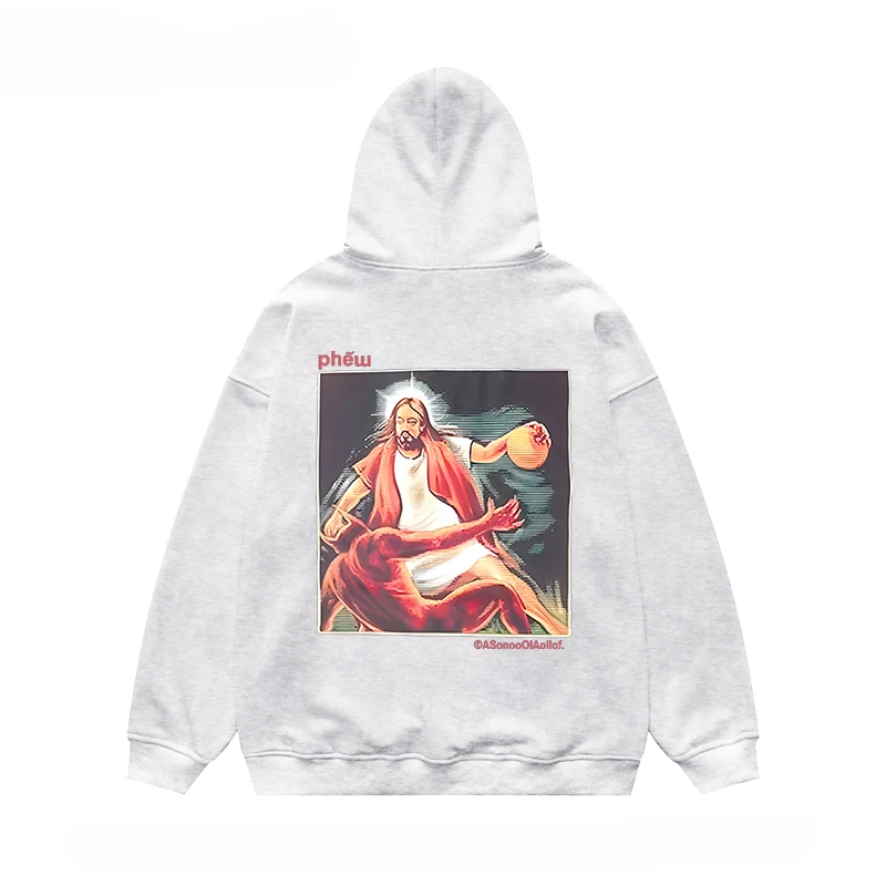 2024 American Fashion Brand Creative Funny Print God Shake Hoodie Men and Women with The Same Casual Sports Lovers Hoodie
2024 American Fashion Brand Creative Funny Print God Shake Hoodie Men and Women with The Same Casual Sports Lovers Hoodie