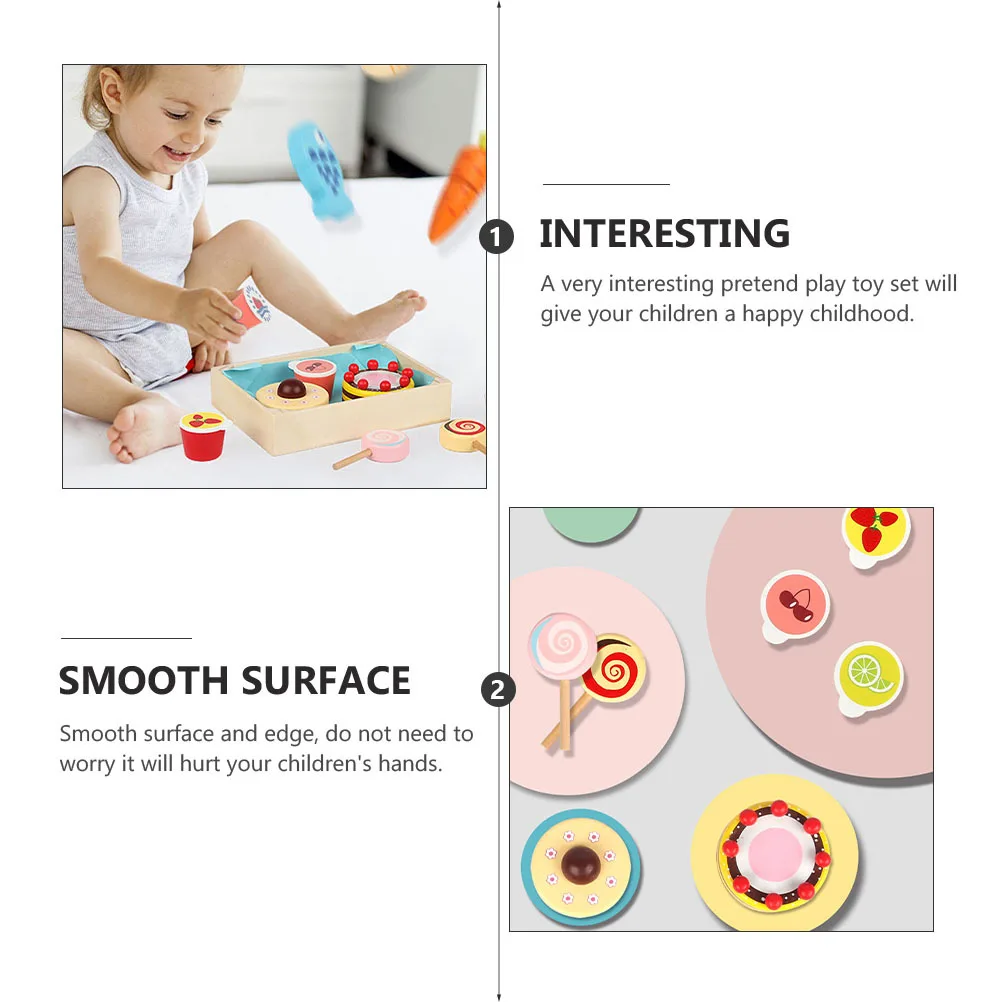 1Set Wooden Simulation Snacks Kitchen Pretend Play Set Smooth Edge Educational Food Cutting Interactive Snack Playthings Kids
1Set Wooden Simulation Snacks Kitchen Pretend Play Set Smooth Edge Educational Food Cutting Interactive Snack Playthings Kids