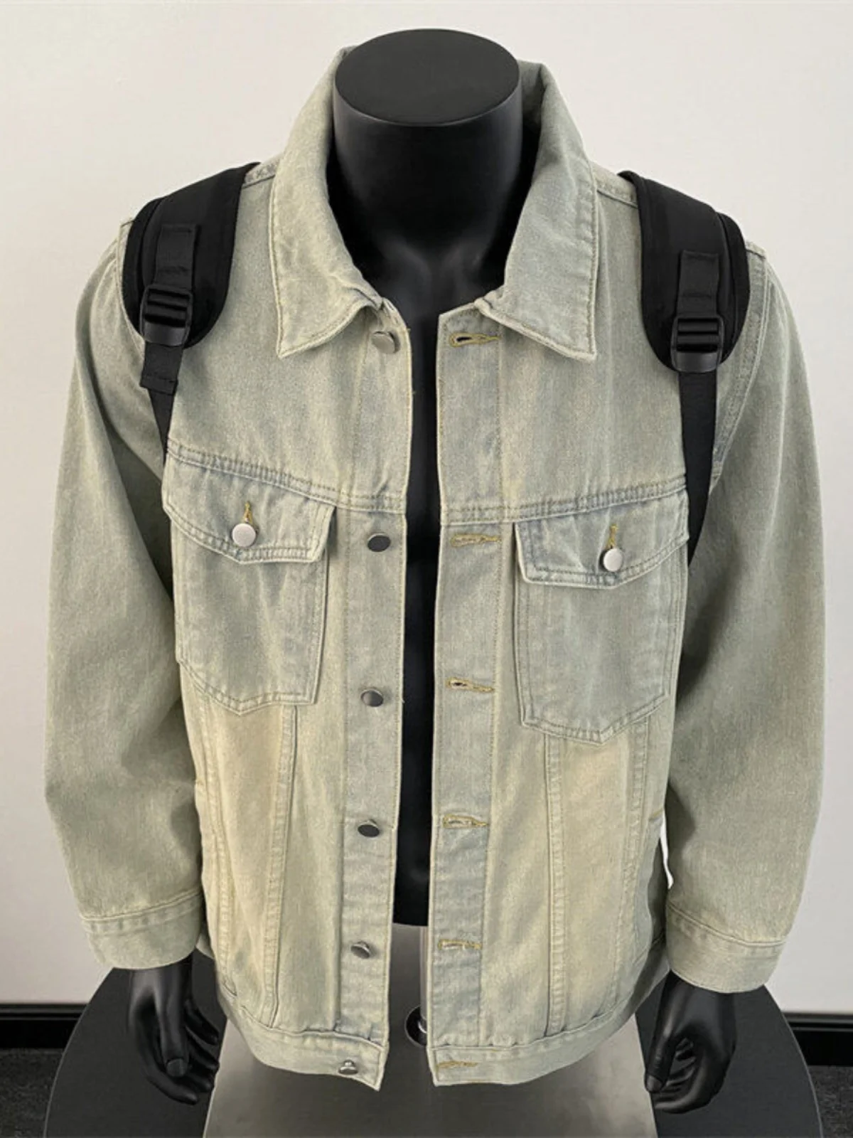 Waed Vintage Yellow Mud Color Men's Denim Jaet Spring Autumn Workwear Jaet American Retro Sle Outerwear Top
Waed Vintage Yellow Mud Color Men's Denim Jaet Spring Autumn Workwear Jaet American Retro Sle Outerwear Top