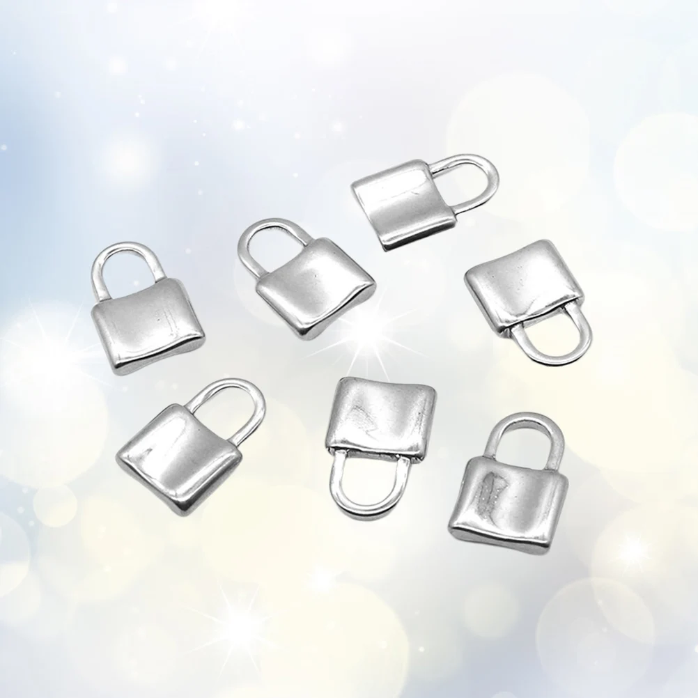 20 Pcs Stainless Steel Lock Pendant Necklace Jewelry Making Accessories Vintage Charm DIY Bracelet Keychain Creative Pendant
20 Pcs Stainless Steel Lock Pendant Necklace Jewelry Making Accessories Vintage Charm DIY Bracelet Keychain Creative Pendant