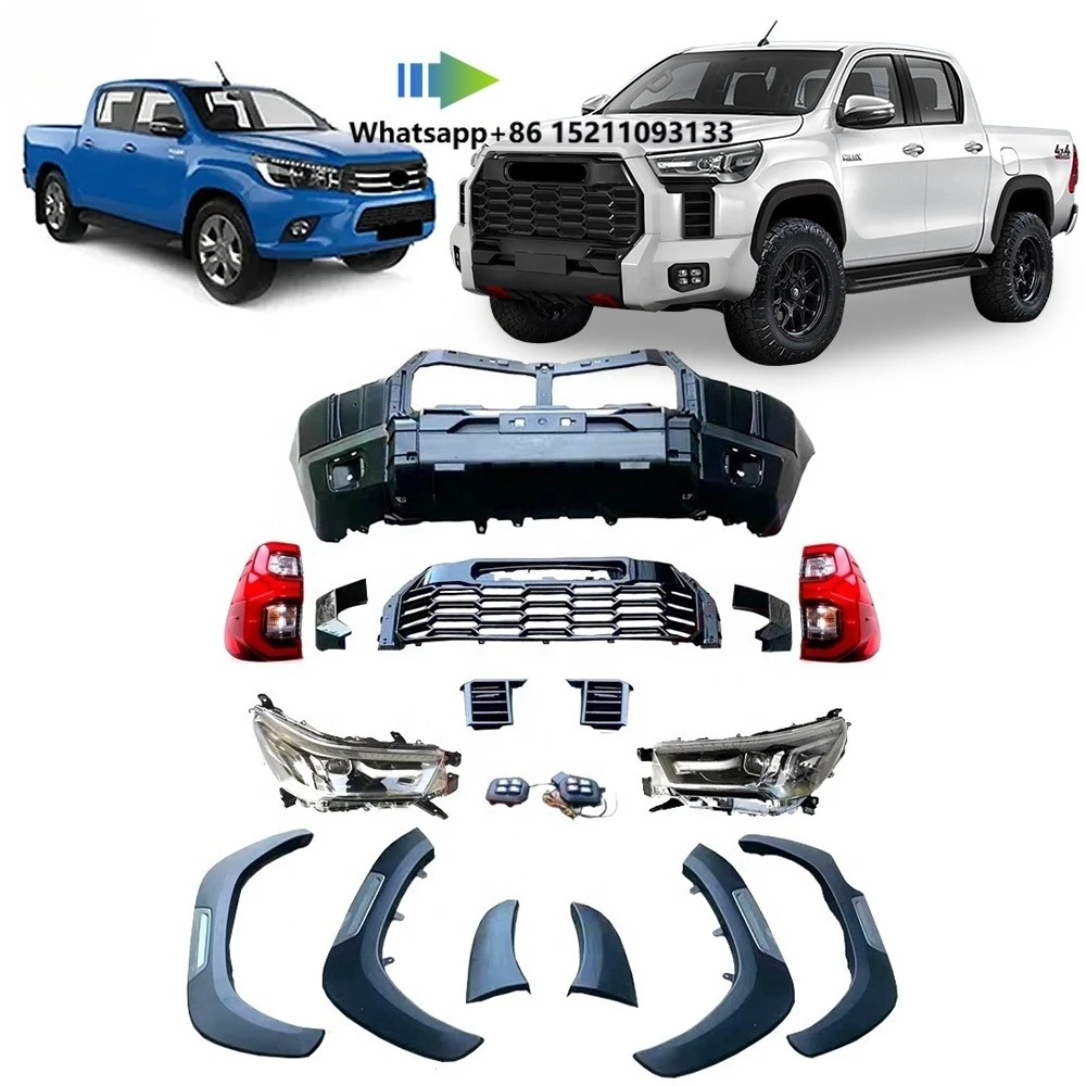 Upgrade Wild T Undra 2022 Car Bumper Body Kit for Hilux Revo Rocco 2016-2020 Hilux Body Kit
Upgrade Wild T Undra 2022 Car Bumper Body Kit for Hilux Revo Rocco 2016-2020 Hilux Body Kit