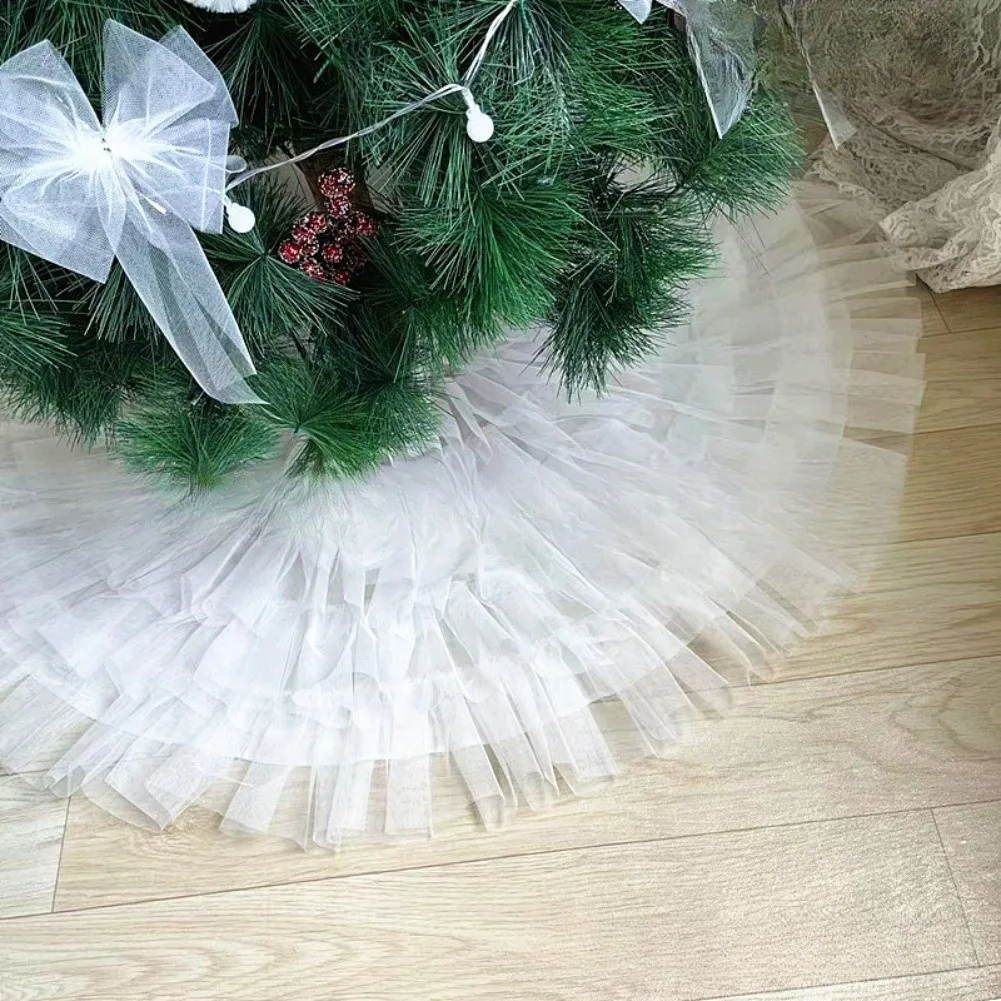 Tree Base Cover Tulle Tree Skirt Soft Texture Pet Friendly Floor Mat Cover Hides Tree Base Needle Catcher 90cm
Tree Base Cover Tulle Tree Skirt Soft Texture Pet Friendly Floor Mat Cover Hides Tree Base Needle Catcher 90cm