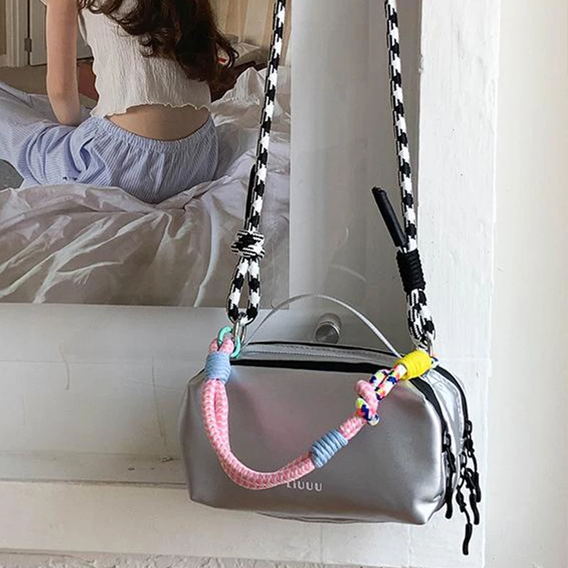 Summer Colorful Knot Women Bag Korean Fashion Handbag Square Bag Trend New Leisure Sports Large Capacity Shoulder Messenger Bag
Summer Colorful Knot Women Bag Korean Fashion Handbag Square Bag Trend New Leisure Sports Large Capacity Shoulder Messenger Bag