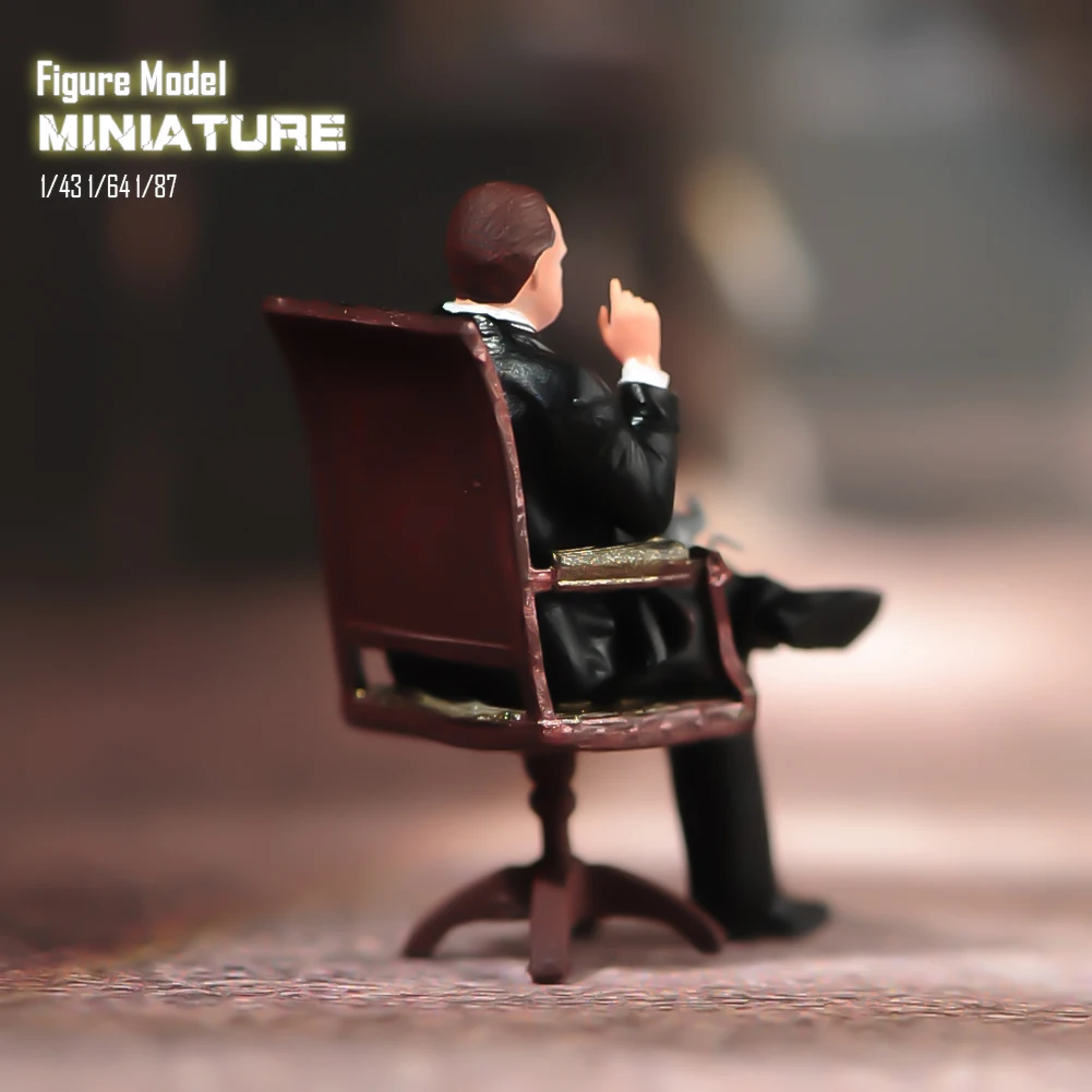 Miniatures 1/87 1/64 1/43 A Man Wearing A High-End Suit And Holding A Cigar Action Figure Painted Model Toys View Decoration
Miniatures 1/87 1/64 1/43 A Man Wearing A High-End Suit And Holding A Cigar Action Figure Painted Model Toys View Decoration