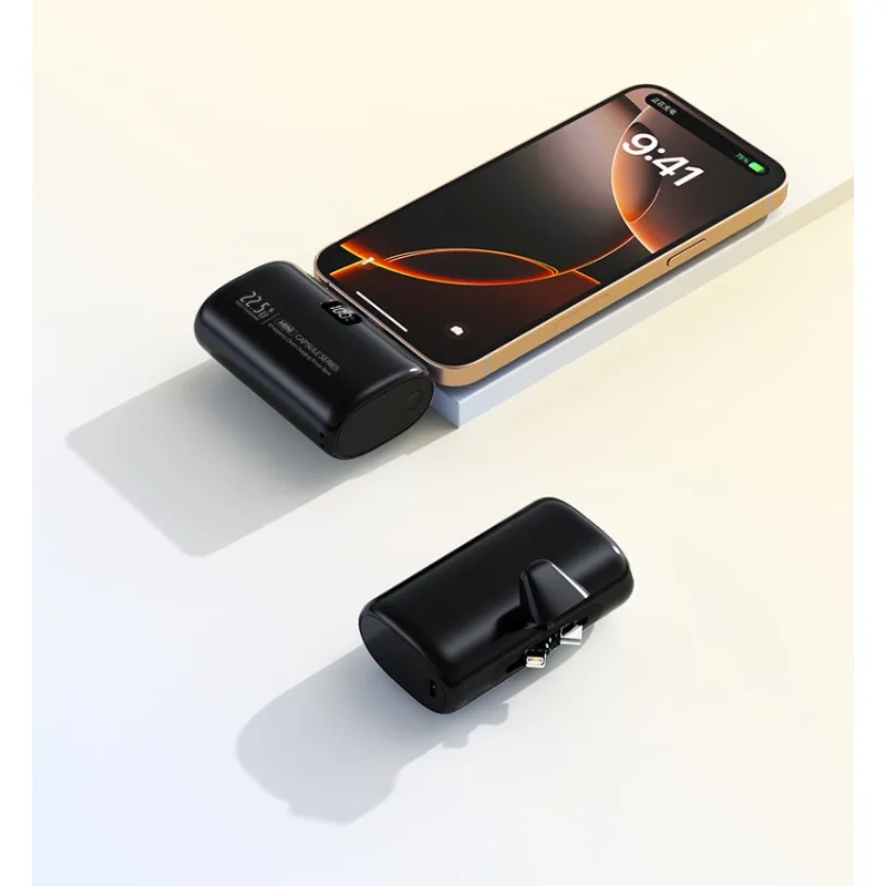 New 10000mAh Capsule Power Bank Super Fast Charging Portable Large Capacity External Battery for iPhone Samsung Huawei 2026 New
New 10000mAh Capsule Power Bank Super Fast Charging Portable Large Capacity External Battery for iPhone Samsung Huawei 2026 New