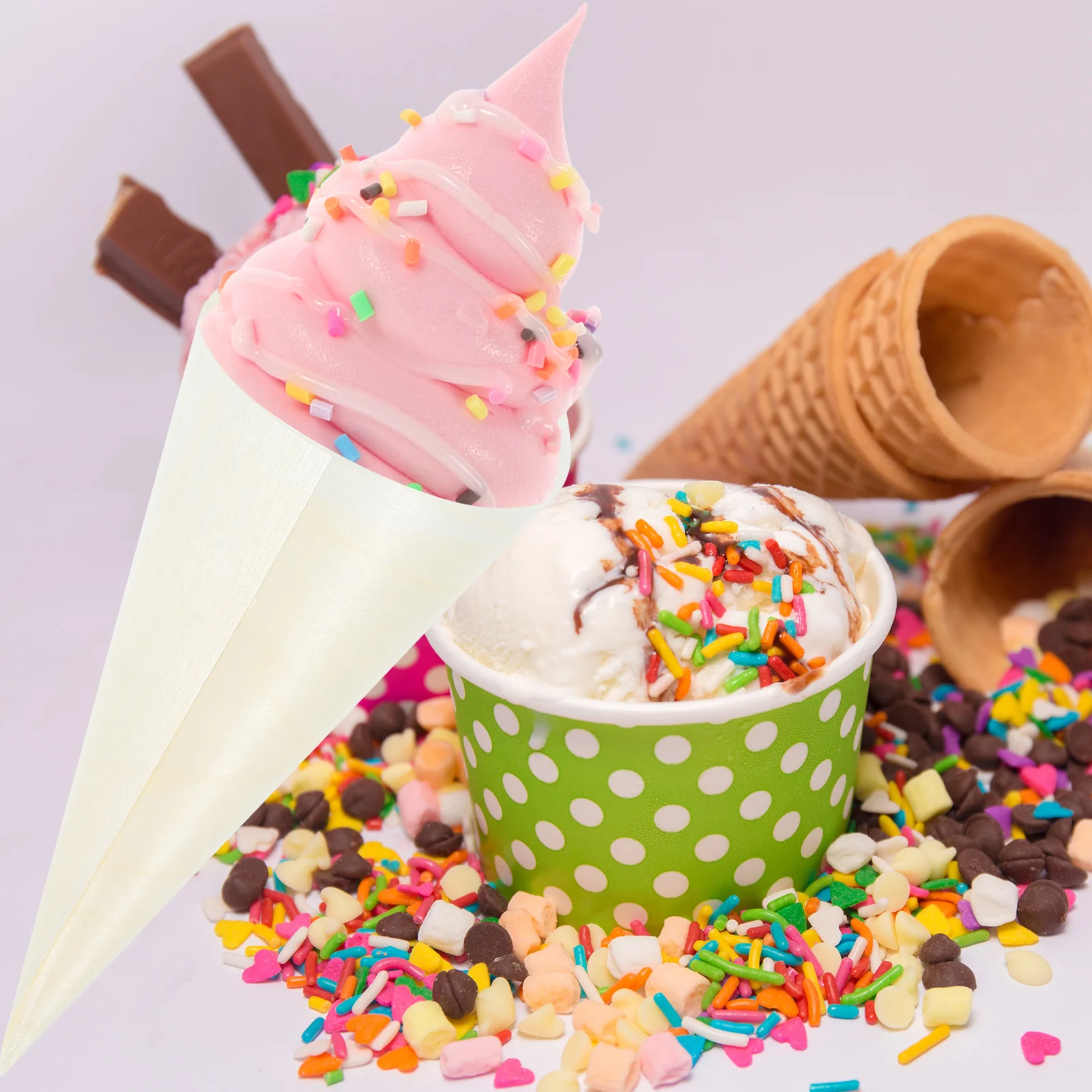 100pcs Wooden Egg Roll Containers 125mm Food Holders Disposable Ice Cream Cones Sweets Party Glassware Kitchen Bar Supplies
100pcs Wooden Egg Roll Containers 125mm Food Holders Disposable Ice Cream Cones Sweets Party Glassware Kitchen Bar Supplies