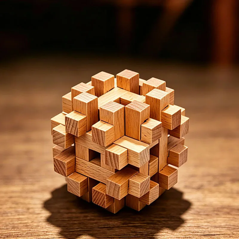 Difficult LuBan Lock Wooden 3D Puzzles Interlocking Brain Teaser Adults & Kids Magic IQ Disentanglement Educational Toys
Difficult LuBan Lock Wooden 3D Puzzles Interlocking Brain Teaser Adults & Kids Magic IQ Disentanglement Educational Toys