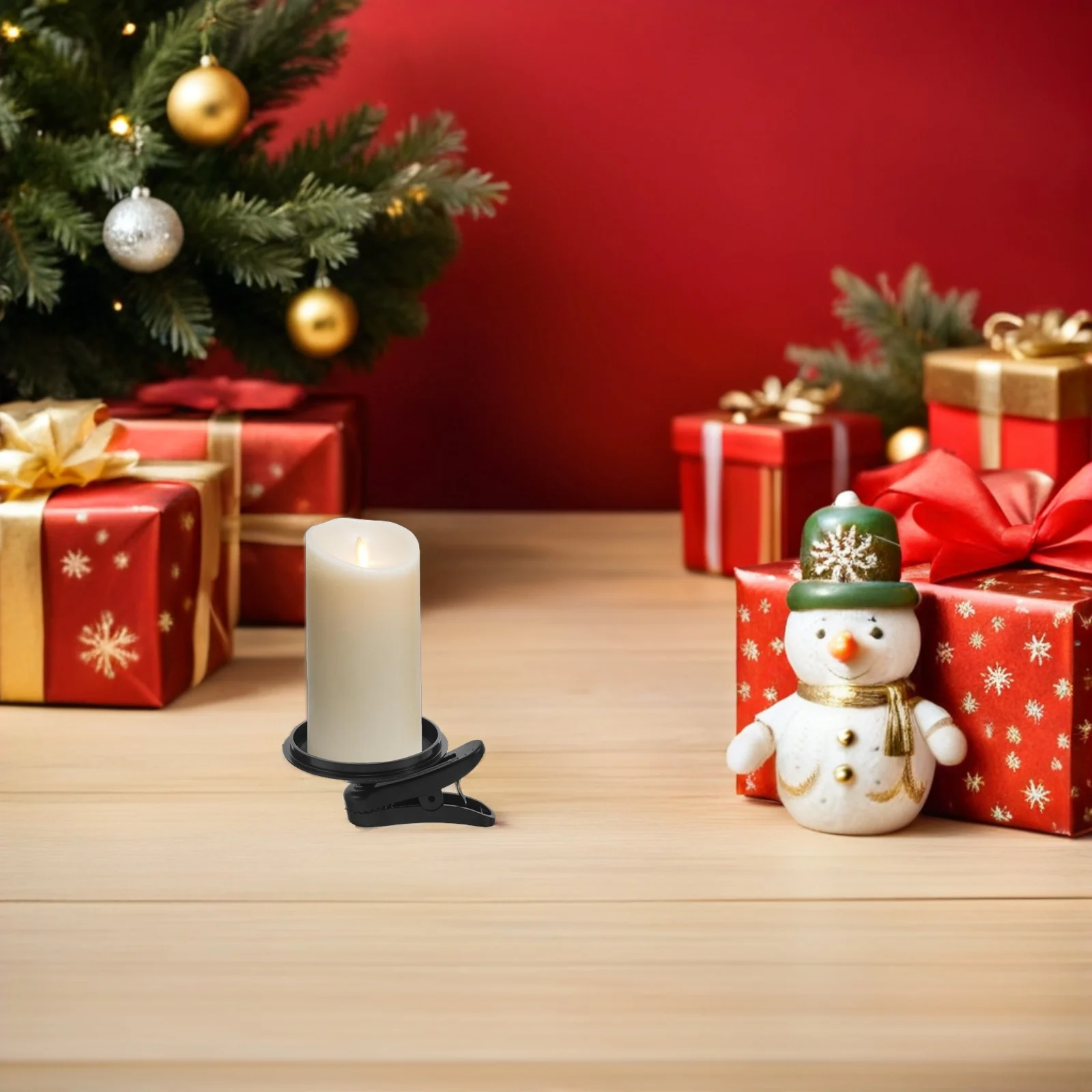 2pcs Christmas Decoration Clips Secure Taper Holder For Tree Table Party Festive Decor Kit Home Accessories
2pcs Christmas Decoration Clips Secure Taper Holder For Tree Table Party Festive Decor Kit Home Accessories