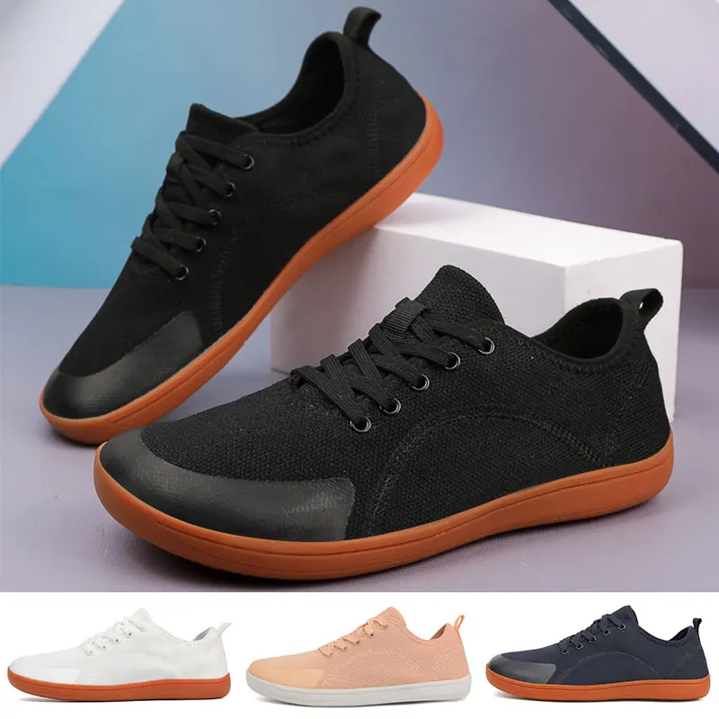 Wide Toe Box Men Barefoot Shoes Zero Drop Outdoor Sneaker for Fitness Cross Training Men Trail Running Shoes Breathable EU 37-48
Wide Toe Box Men Barefoot Shoes Zero Drop Outdoor Sneaker for Fitness Cross Training Men Trail Running Shoes Breathable EU 37-48