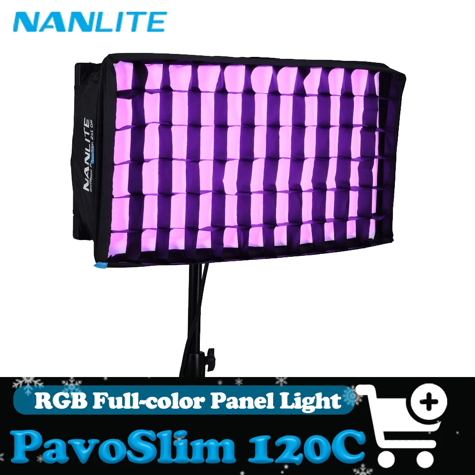 Nanlite PavoSlim 120C RGB полноцветный тонкий светодиодный светильник с регулируемой яркостью для видеосъемки и студийной фотографии
Nanlite PavoSlim 120C RGB полноцветный тонкий светодиодный светильник с регулируемой яркостью для видеосъемки и студийной фотографии