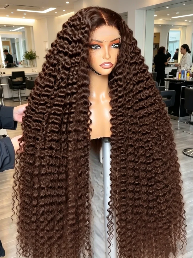 Brazilian Water Wave Curly Human Hair Wig Chocolate Brown 13x6 Lace Front 220 Density Deep Wave Pre Plucked 13x4 Brown Wigs
Brazilian Water Wave Curly Human Hair Wig Chocolate Brown 13x6 Lace Front 220 Density Deep Wave Pre Plucked 13x4 Brown Wigs
