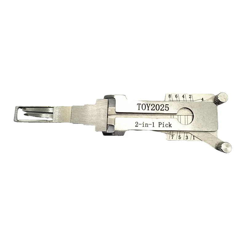 Original Lishi TOY2025 2 in 1 Lock Pick Decoder Ignition Car door open for new Corolla/Camry/Reiz/Vios Vertical milling
Original Lishi TOY2025 2 in 1 Lock Pick Decoder Ignition Car door open for new Corolla/Camry/Reiz/Vios Vertical milling