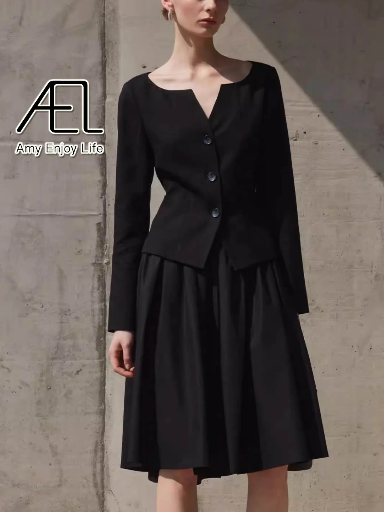AEL Spring Autumn Women Slim Elegant Short Coat With Pocket Single Breasted Jacket For Women Outwear
AEL Spring Autumn Women Slim Elegant Short Coat With Pocket Single Breasted Jacket For Women Outwear