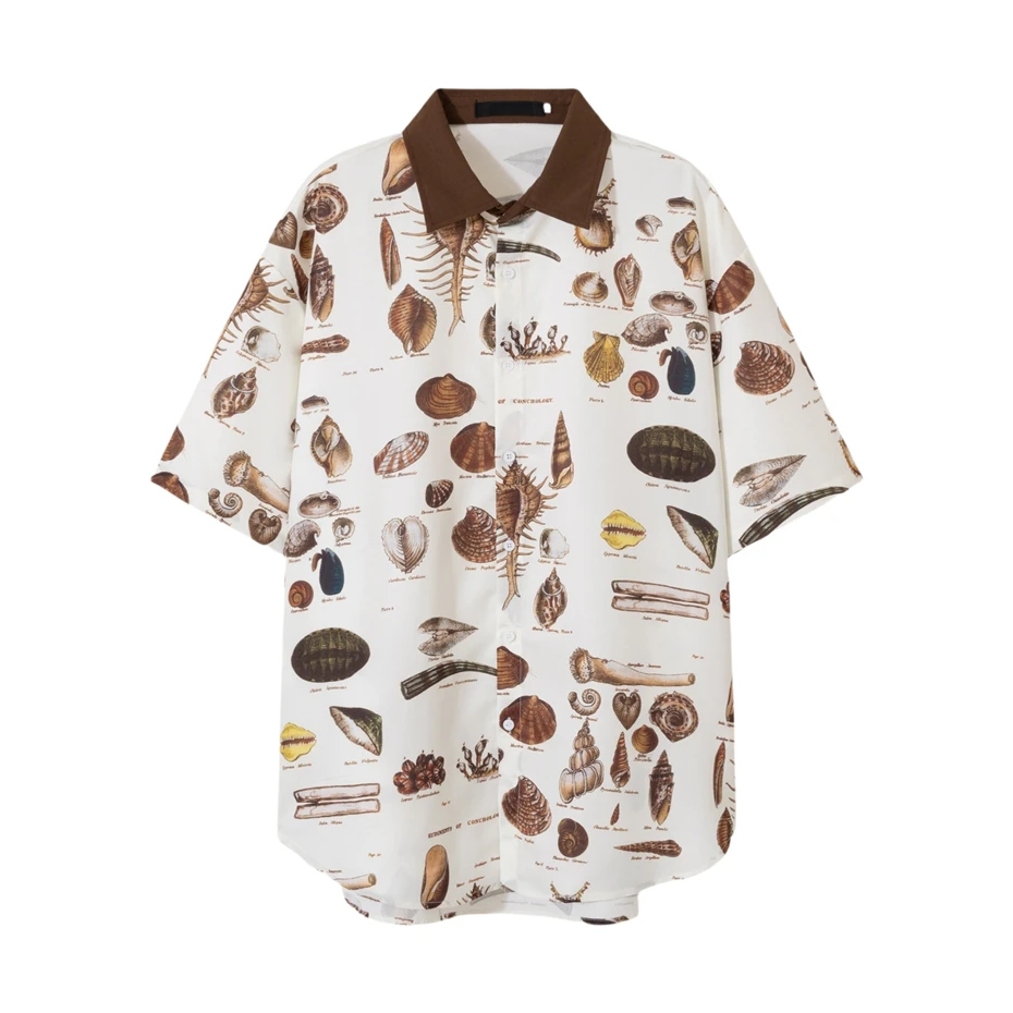 Summer Short Sleeve Shirts Men Streetwear Vintage Pattern Casual Blouse Oversized Harajuku Patchwork Hawaiian Shirt Coats Male
Summer Short Sleeve Shirts Men Streetwear Vintage Pattern Casual Blouse Oversized Harajuku Patchwork Hawaiian Shirt Coats Male