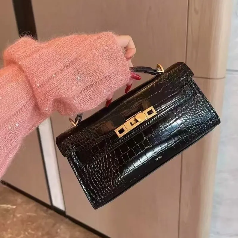 High quality handbag with crocodile pattern bag, new handbag shoulder bag, crossbody bag
High quality handbag with crocodile pattern bag, new handbag shoulder bag, crossbody bag