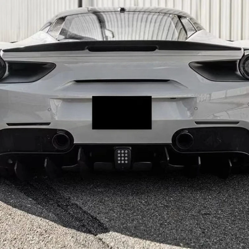 V Style Dry Carbon Fiber Rear Diffuser Rear Lip Rear Bumper Splitter for Ferrari 488 GTB Spider
V Style Dry Carbon Fiber Rear Diffuser Rear Lip Rear Bumper Splitter for Ferrari 488 GTB Spider