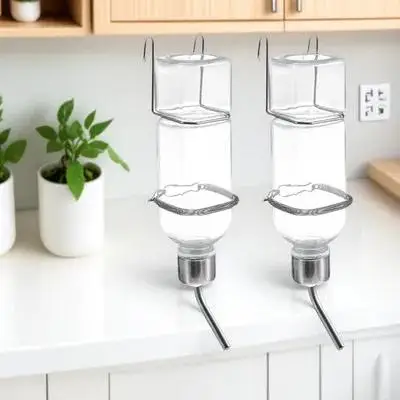 2Pcs Pet Water Dispenser Leak Proof Plastic 180Ml Hanging Bunny Feeder Suitable for Hamster Rabbit Chinchilla Drinking
2Pcs Pet Water Dispenser Leak Proof Plastic 180Ml Hanging Bunny Feeder Suitable for Hamster Rabbit Chinchilla Drinking