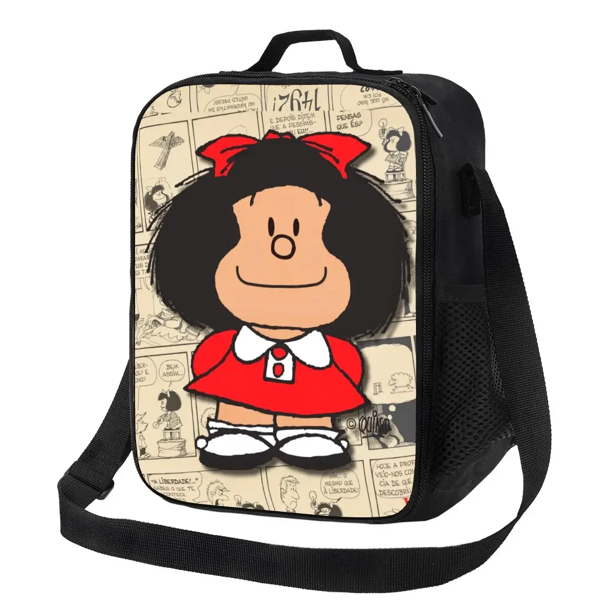 Винтажная женская сумка для обеда Mafalda манга, теплая Термосумка, изолированные ланч-боксы для детей, школьников
Винтажная женская сумка для обеда Mafalda манга, теплая Термосумка, изолированные ланч-боксы для детей, школьников