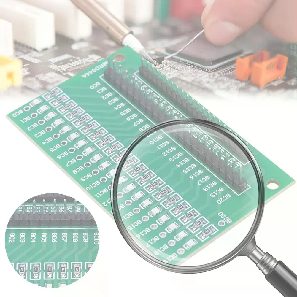 Плата тестирования литиевых аккумуляторов BMS 20S с LED-индикатором, плата защиты литий-ионных аккумуляторов
Плата тестирования литиевых аккумуляторов BMS 20S с LED-индикатором, плата защиты литий-ионных аккумуляторов