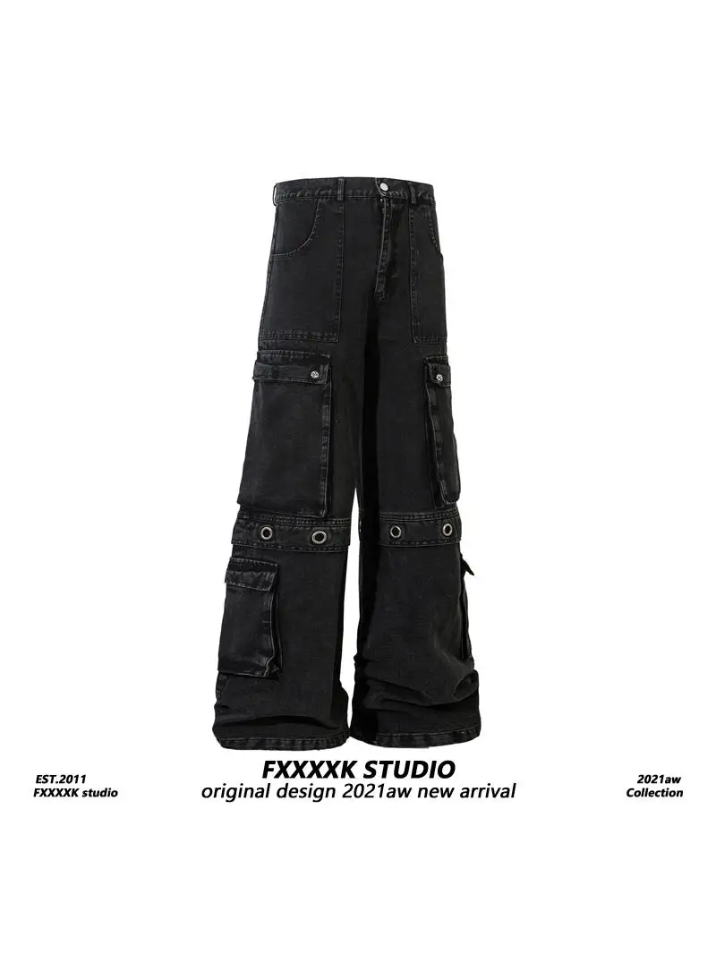 Оригинальные американские уличные потертые свободные широкие джинсы FXK для брюк длиной до пола с силуэтом Dra
Оригинальные американские уличные потертые свободные широкие джинсы FXK для брюк длиной до пола с силуэтом Dra