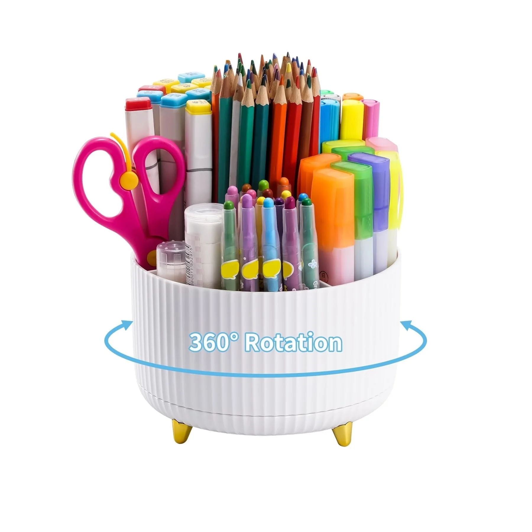 1pcs Desk Organizer, 360-Degree Rotating Pen Holder for Desk, Desk Organizers and Accessories with 5 Compartments A7862
1pcs Desk Organizer, 360-Degree Rotating Pen Holder for Desk, Desk Organizers and Accessories with 5 Compartments A7862