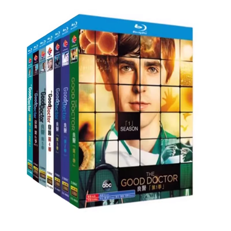 BD Blu-ray High-Definition US TV Series The Good Doctor Seasons 1–7 18-Disc Box Set
BD Blu-ray High-Definition US TV Series The Good Doctor Seasons 1–7 18-Disc Box Set