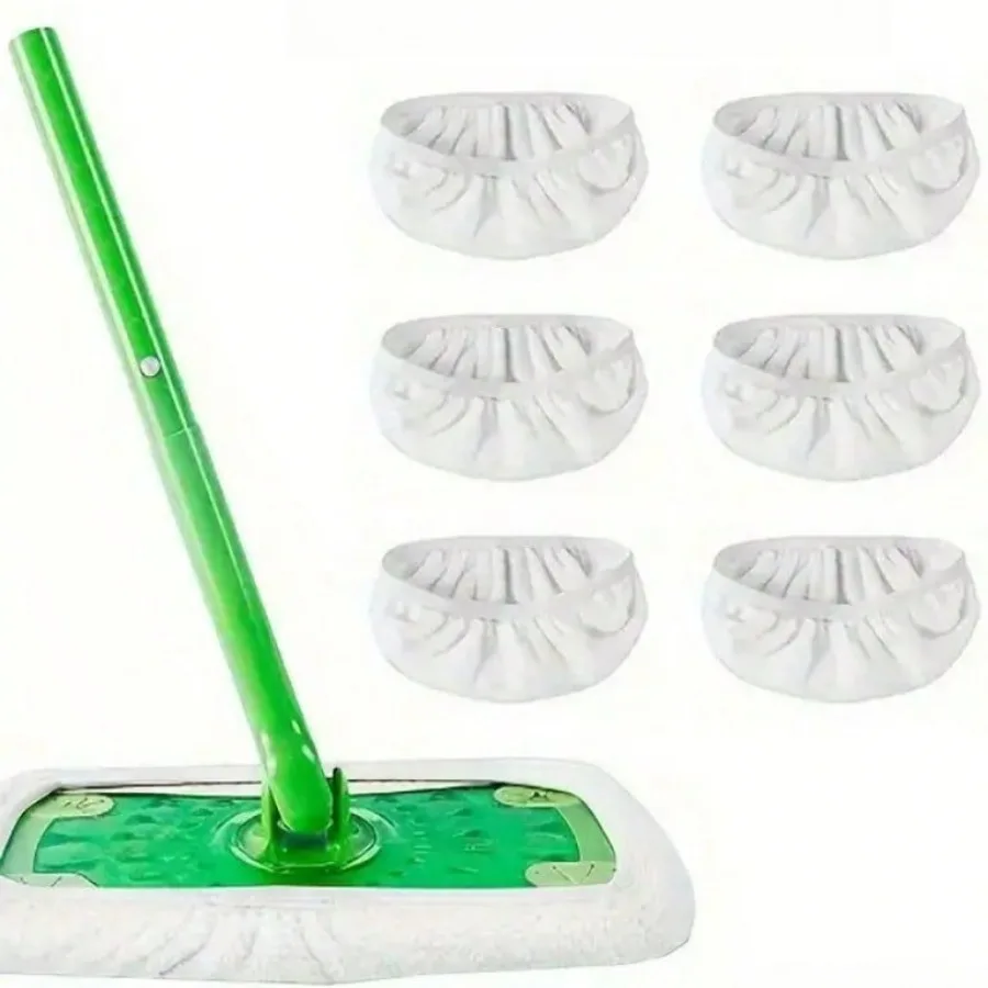 Белая тряпка для швабры из 6-х предметов, подходит для деревянных полов, керамической плитки и масляных войлочных полов, идеальный выбор для чистки, многоразового использования
Белая тряпка для швабры из 6-х предметов, подходит для деревянных полов, керамической плитки и масляных войлочных полов, идеальный выбор для чистки, многоразового использования