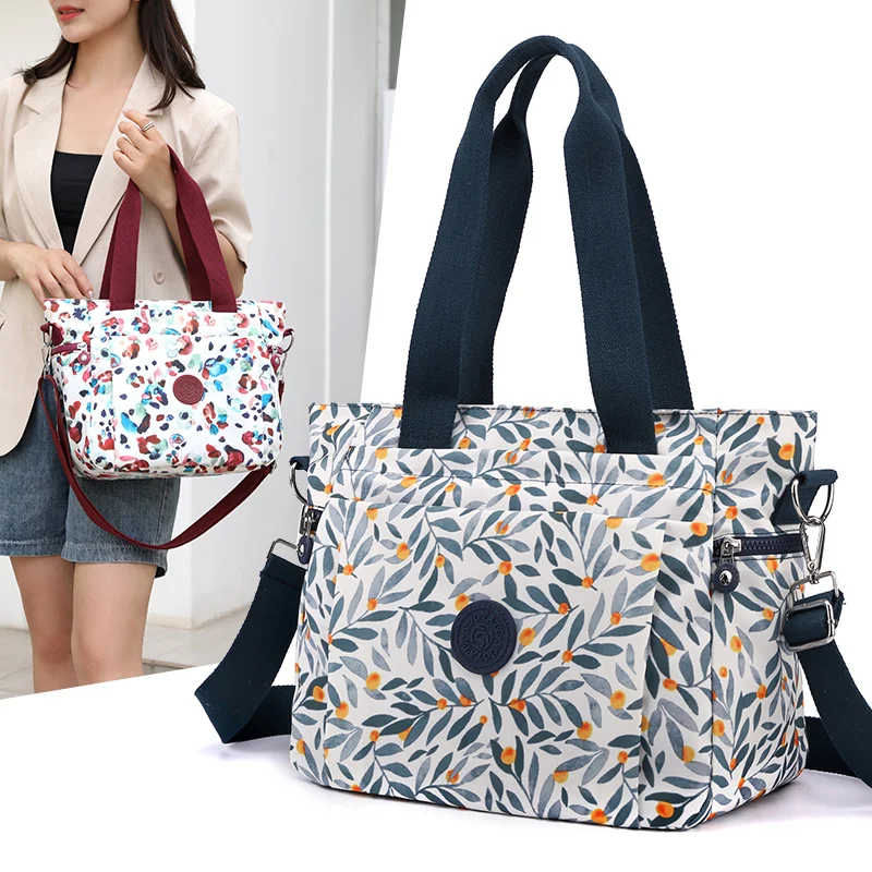 Printed Flower Women Shoulder Crossbody Bag Top-Handle Bags Female Nylon portable Tote bag Wear-resistant Handbags
Printed Flower Women Shoulder Crossbody Bag Top-Handle Bags Female Nylon portable Tote bag Wear-resistant Handbags