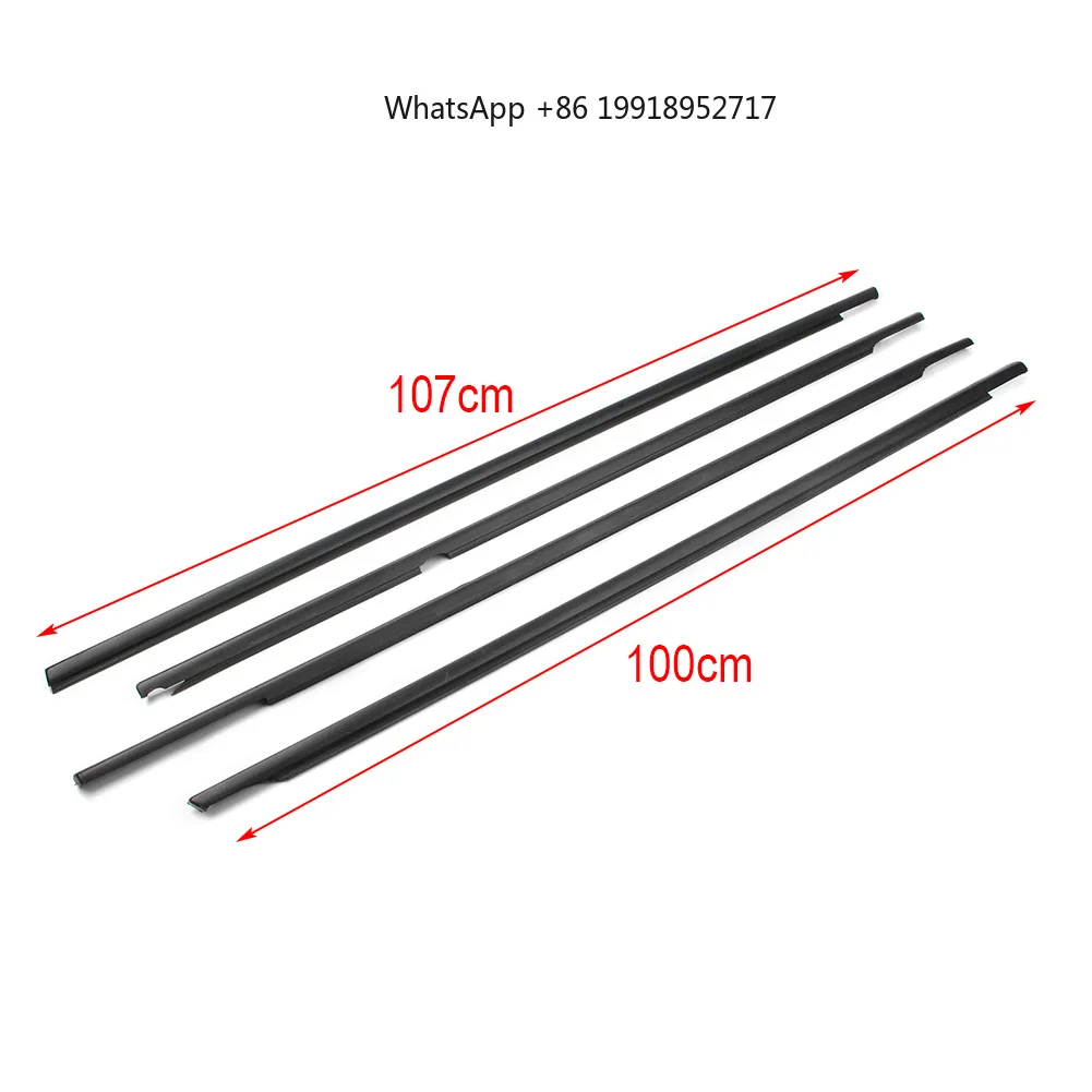 4Pcs Car Weatherstrip Window Outside Moulding Trim Auto Door Seal Belt For Golf MK6 2008-2012 & MK7 2012-2019 Black
4Pcs Car Weatherstrip Window Outside Moulding Trim Auto Door Seal Belt For Golf MK6 2008-2012 & MK7 2012-2019 Black