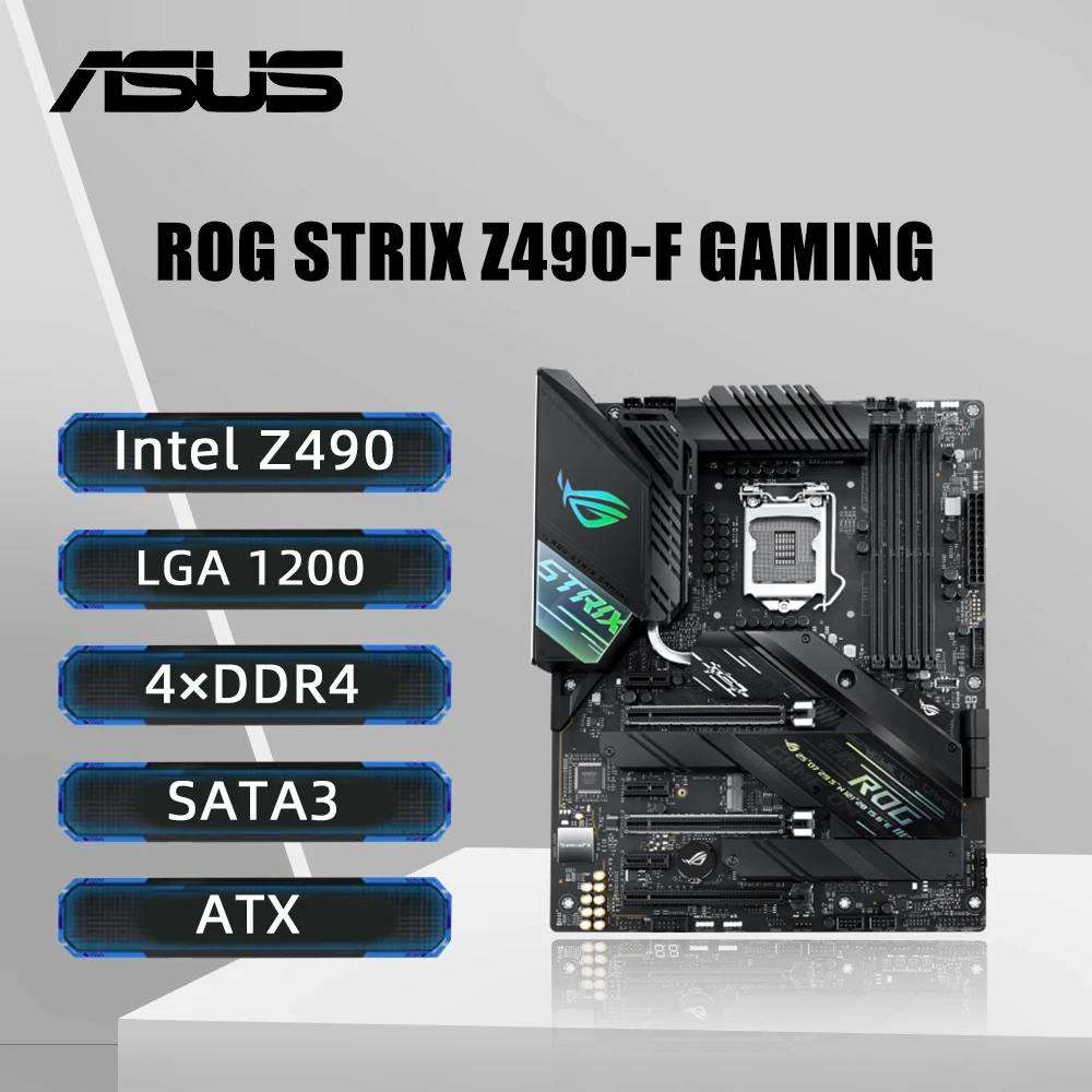 Игровая материнская плата ASUS ROG STRIX Z490-F с поддержкой i9-11900K 10900 i7-11700F 10700 i5-11600K 10400 LGA1200 DDR4 4800 МГц M.2 ATX
Игровая материнская плата ASUS ROG STRIX Z490-F с поддержкой i9-11900K 10900 i7-11700F 10700 i5-11600K 10400 LGA1200 DDR4 4800 МГц M.2 ATX