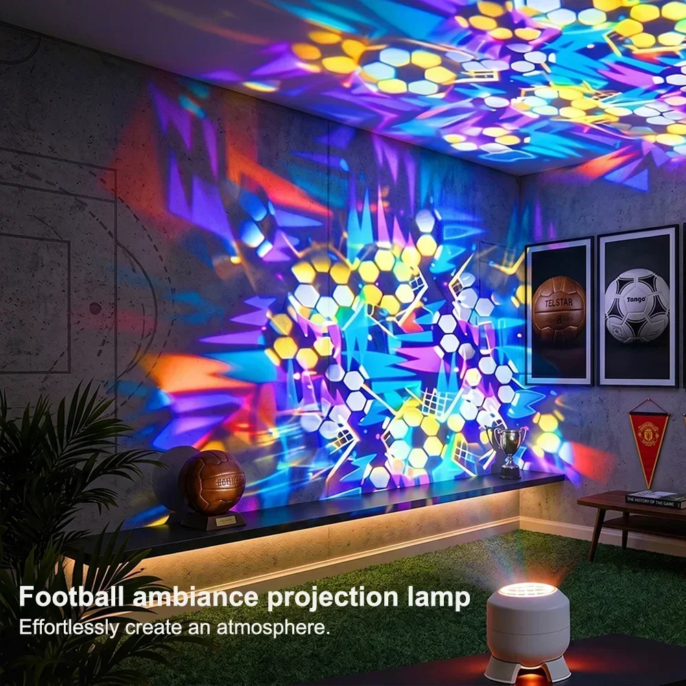Wireless Football Projection Ambient Light Multi Color LED Projector the Ultimate Mood Setter for Bedrooms and Living Rooms
Wireless Football Projection Ambient Light Multi Color LED Projector the Ultimate Mood Setter for Bedrooms and Living Rooms