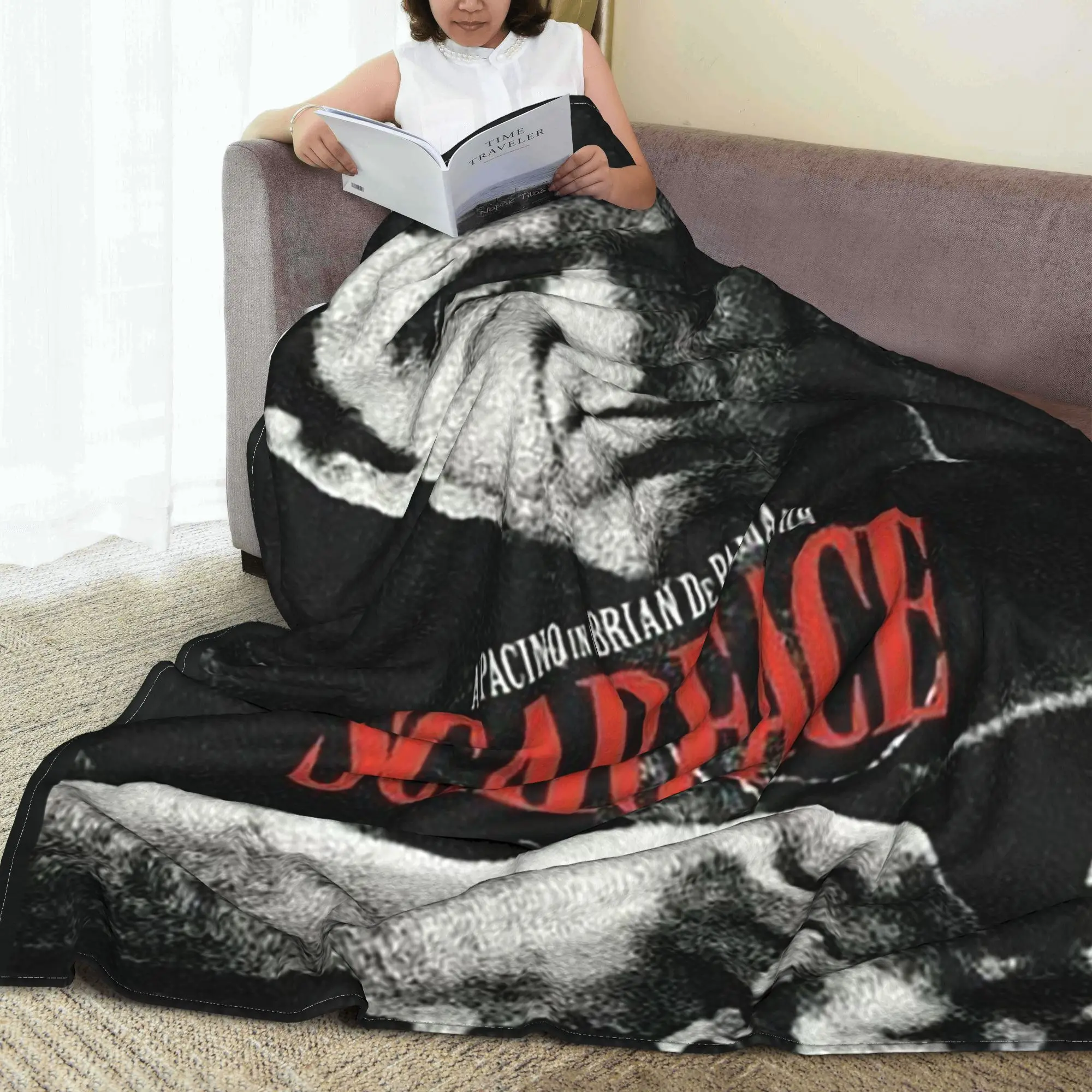 Scarface Original Movie Tony Montana Blanket Breathable Fleece Throw Blanket for Couch Bedding Outdoor Throws Bedspread Quilt
Scarface Original Movie Tony Montana Blanket Breathable Fleece Throw Blanket for Couch Bedding Outdoor Throws Bedspread Quilt